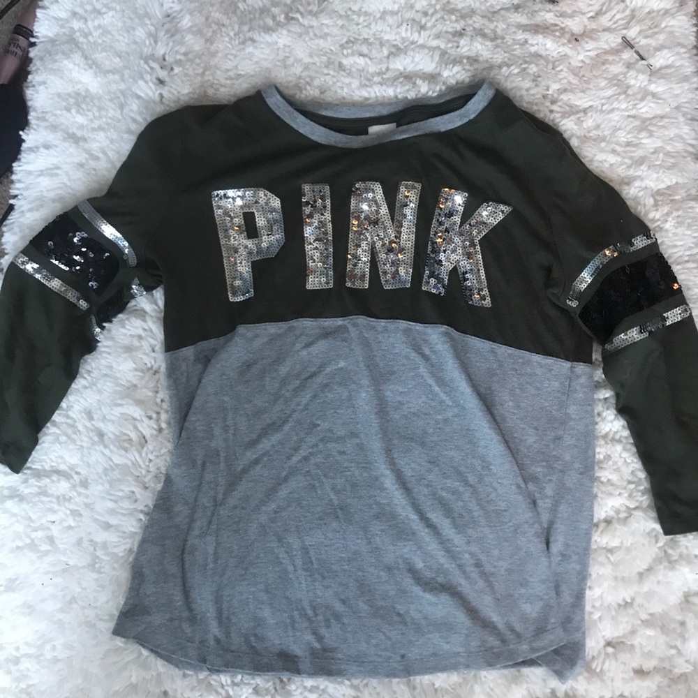 Pink Victoria’s Secret long sleeve top